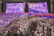 Load image into Gallery viewer, SHEET SET DUVET COVERS Flying without obsticles violet
