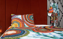 Load image into Gallery viewer, SHEET SET DUVET COVERS To the clouds orange
