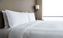 Load image into Gallery viewer, SHEET SET DUVET COVERS + PILLOW CASE Pure white
